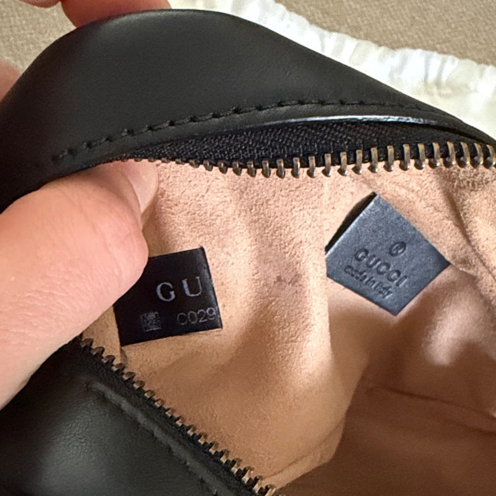 Gucci Black Marmont Small Leather Crossbody Bag - Picture 9 of 10
